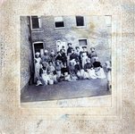 "Group in front of the Gospel Trumpet Home in Moundsville" Thumbnail