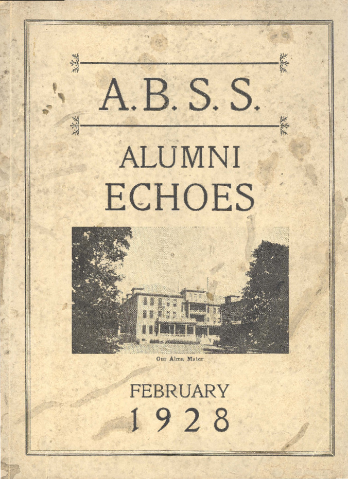A.B.S.S. Alumni Echoes Vol 4 No 1 Miniature