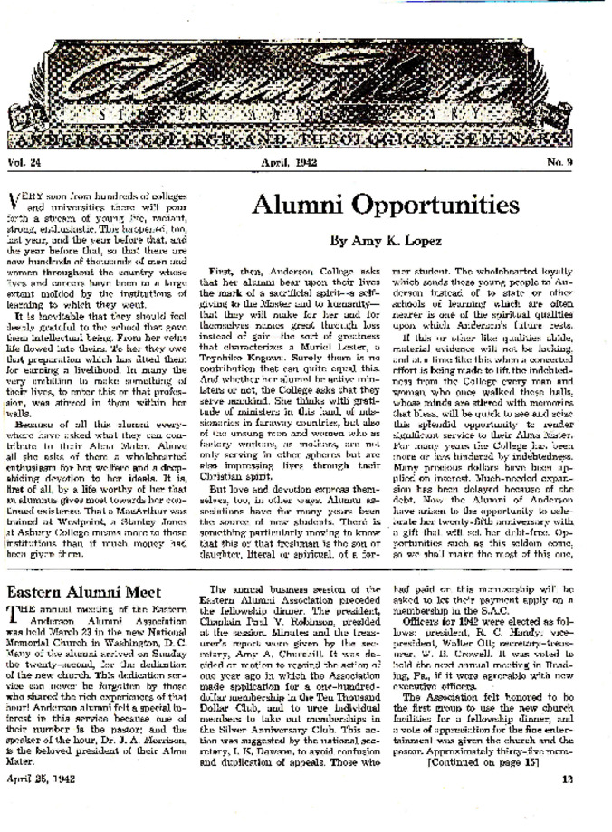 Alumni News Vol 24 No 9 Thumbnail